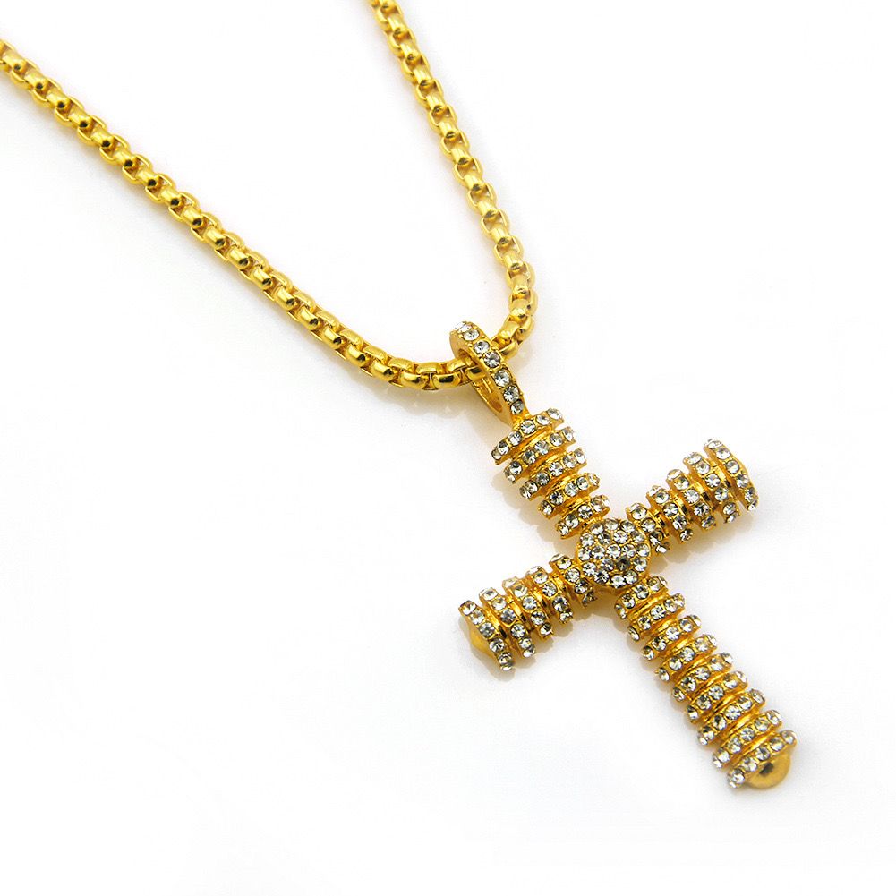 Zirconia Cross (Pendant + Chain)