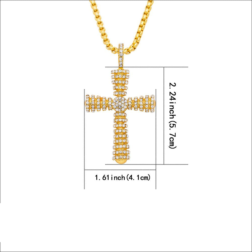 Zirconia Cross (Pendant + Chain)