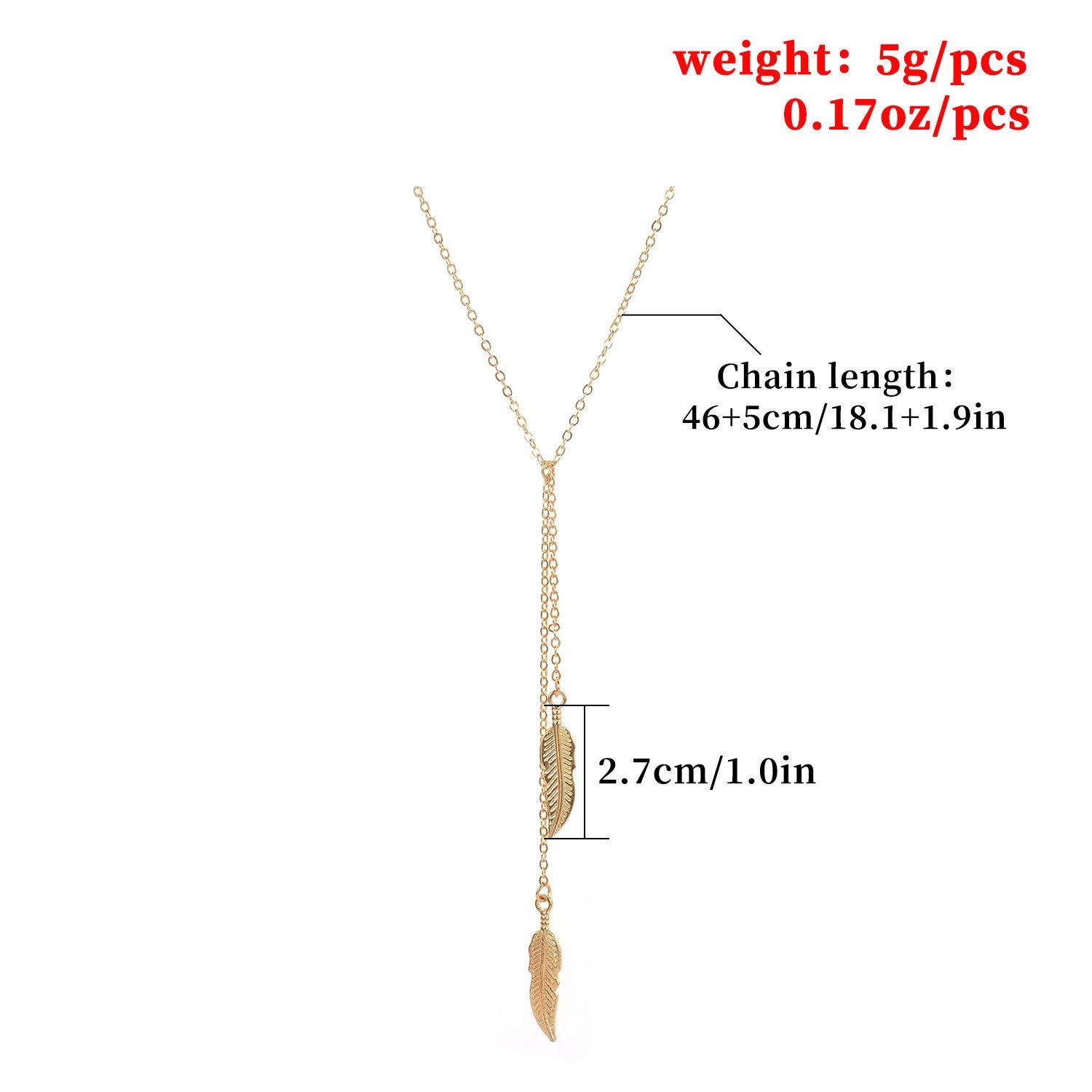 Twin Leaf Harmony Pendant
