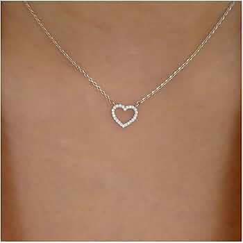 Silver Lustre Heart Pendant