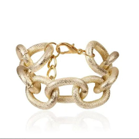 Chunky Gold Cuban Link Bracelet