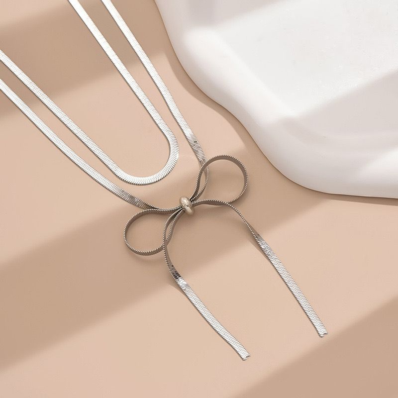 Bow Knot Double NECKLACE