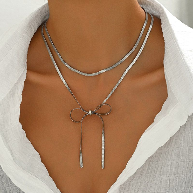 Bow Knot Double NECKLACE