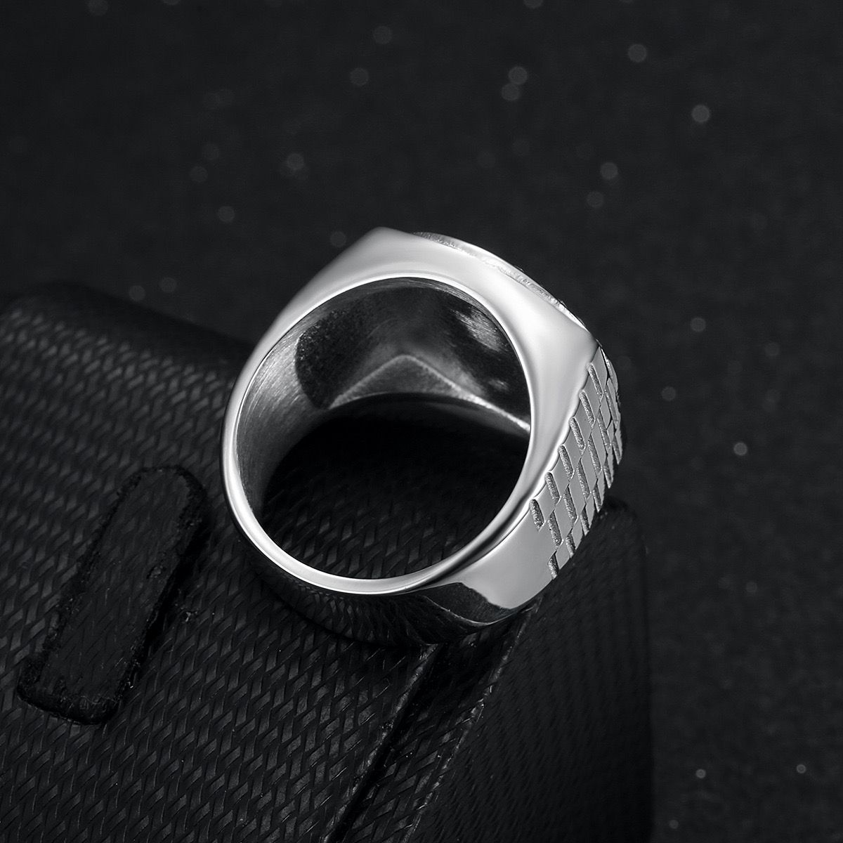 Bold Silver Statement Ring