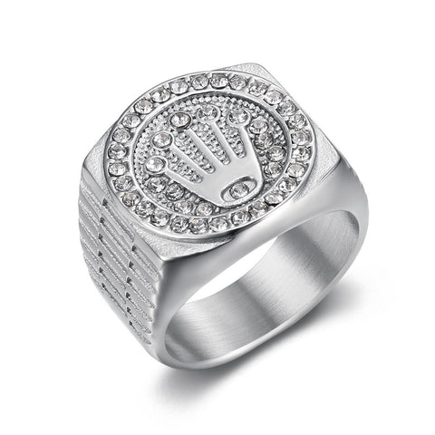 Bold Silver Statement Ring