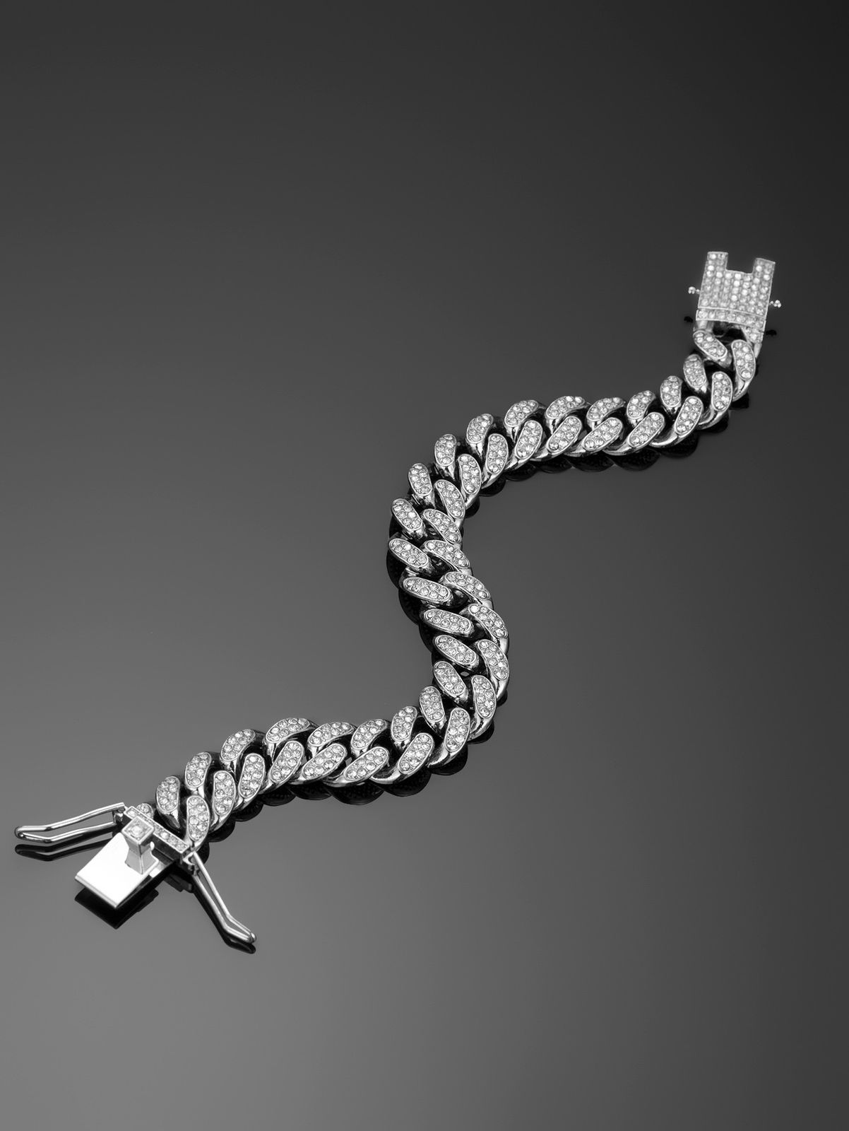Cuban Inlay Hip/Hop Bracelet