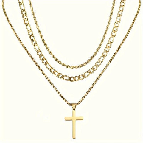 Three Layered Chain (Pendant + Chain)