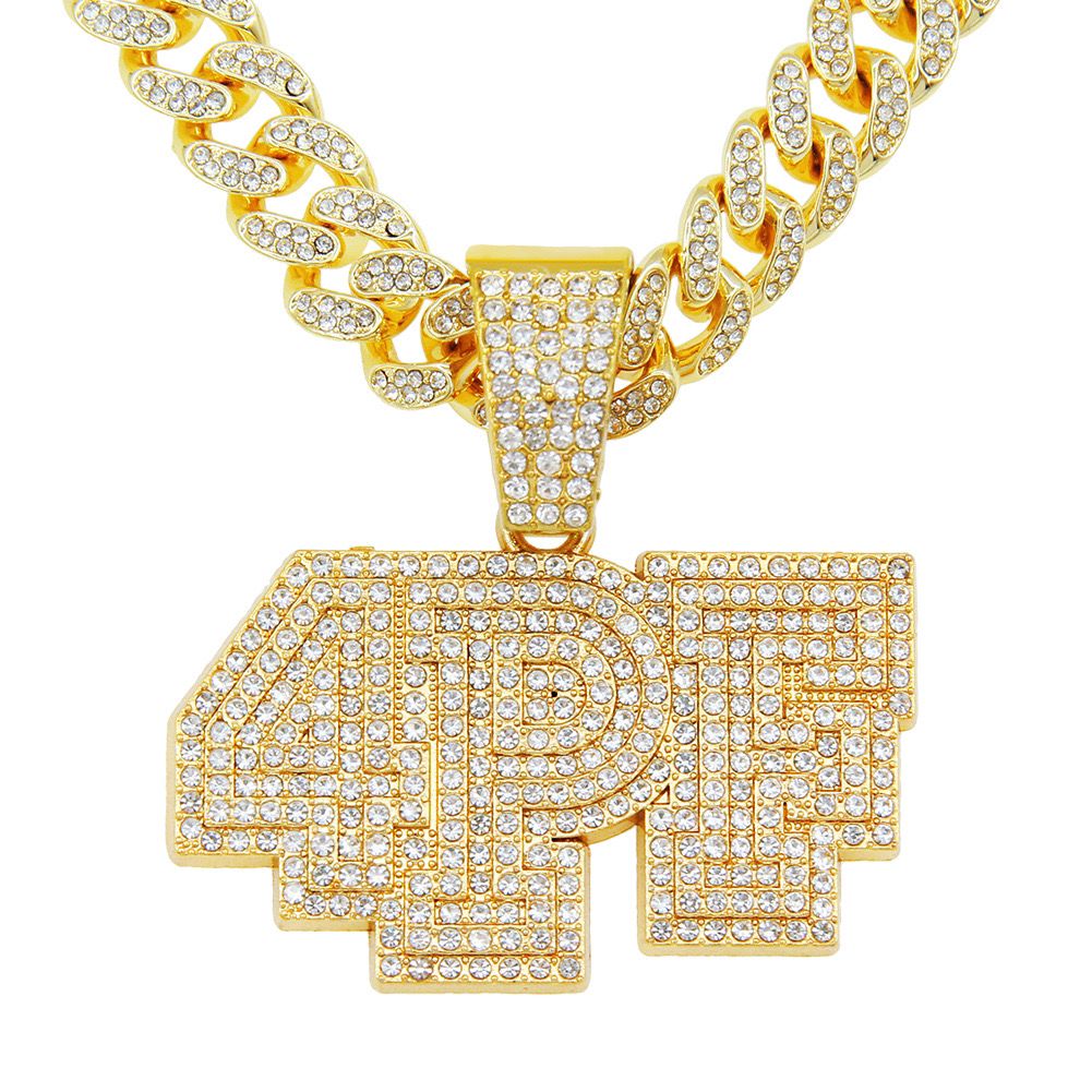 4PF - Iced Cuban Pendant & Chain
