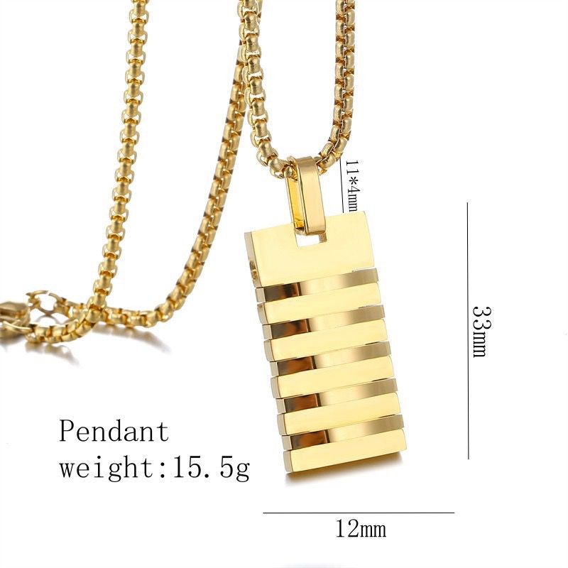 Timeless Charm Pendant - Titanium