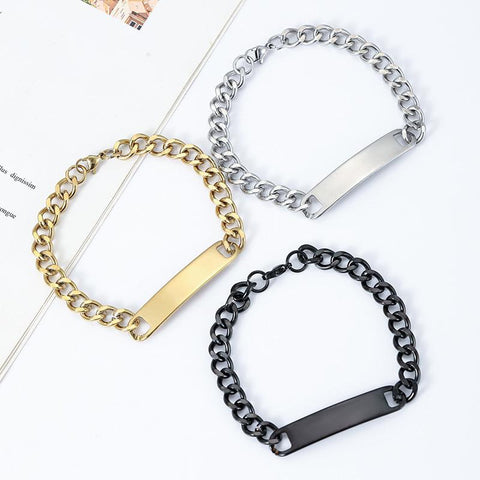 Bold Metal Cuban Bracelet - 10MM