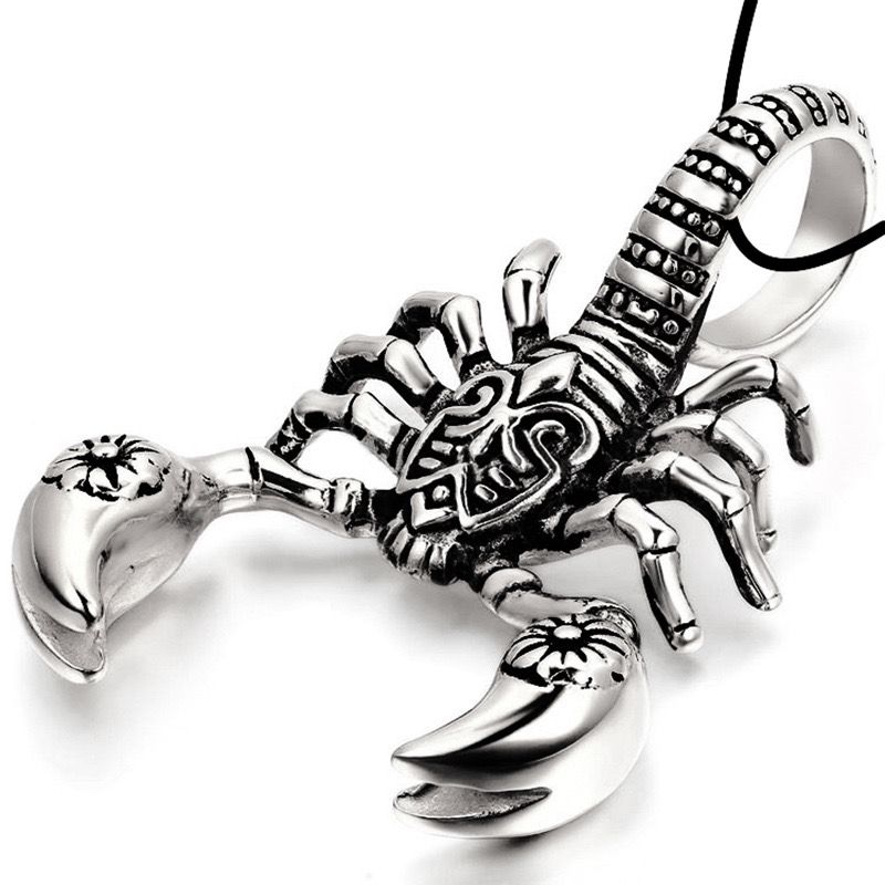 Scorpio ( Pendant + Leather Rope)