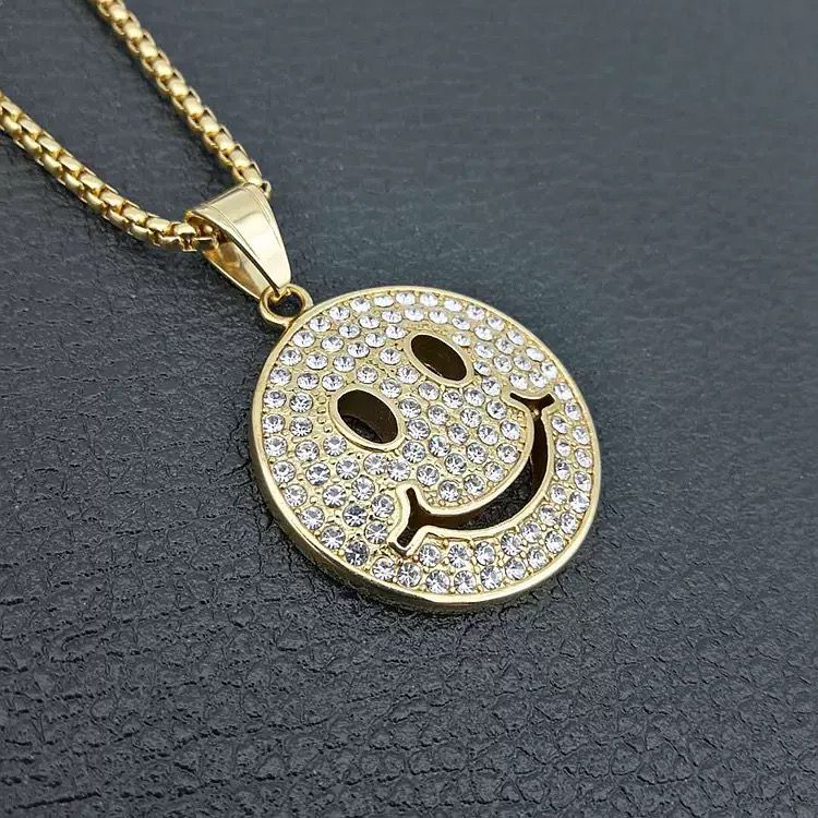 Smile ( Chain + Pendant) - 18K Gold Plated