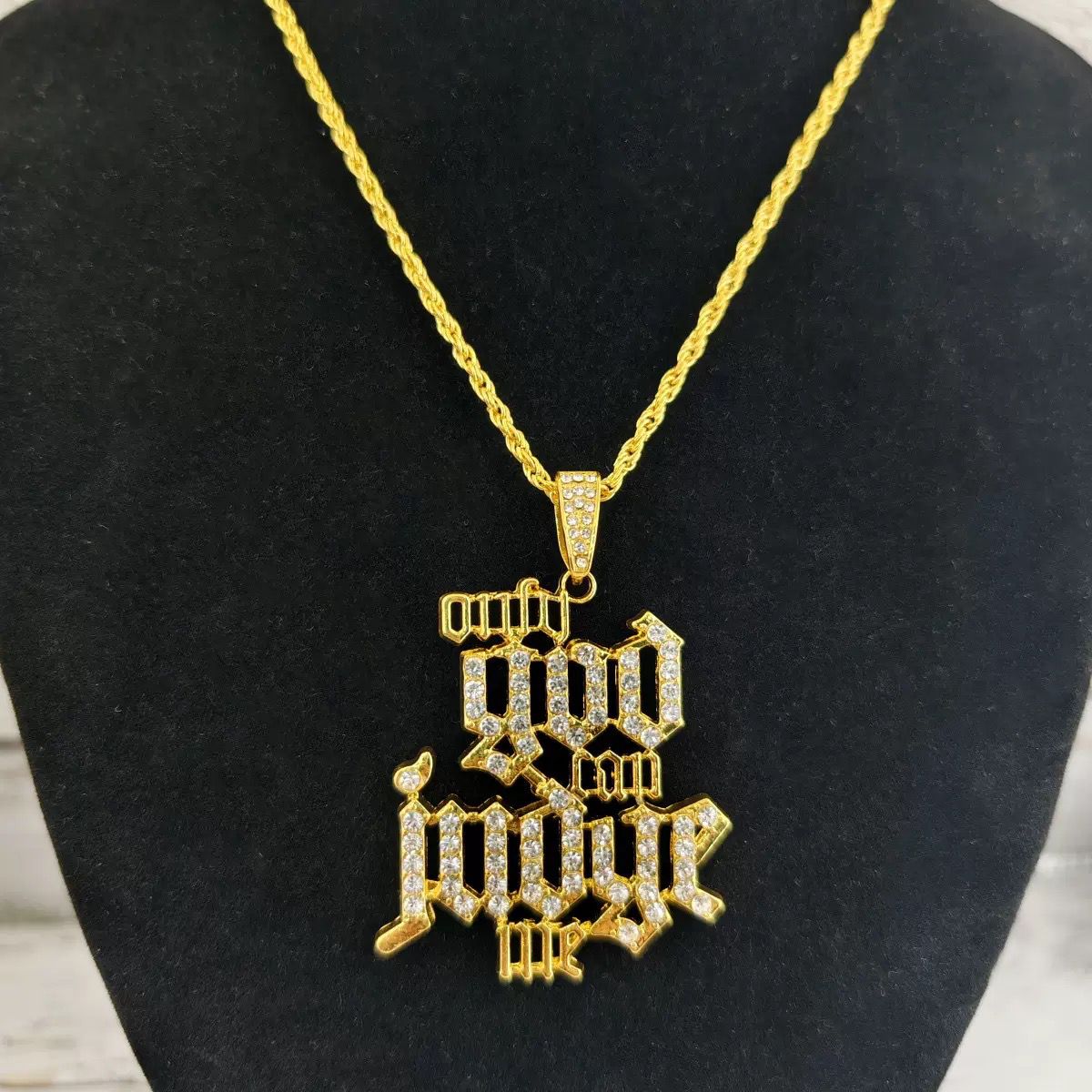 Only God Can Judge Me ( Chain + Pendant)