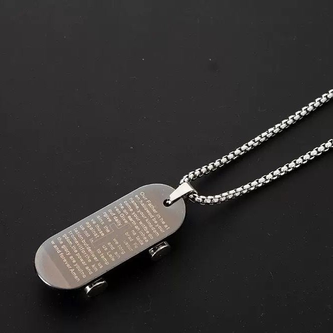 Skate-Shaped Pendant