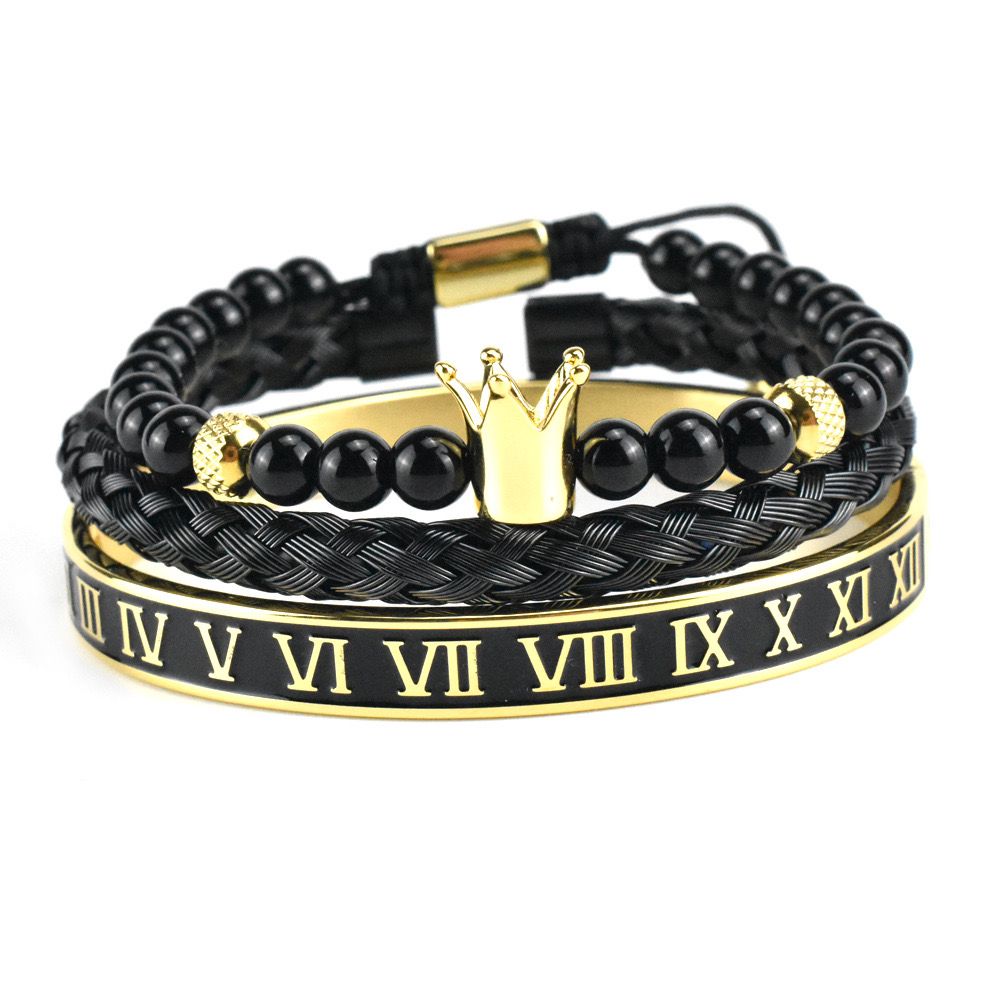 Royal Crown Bracelet - Set of 3
