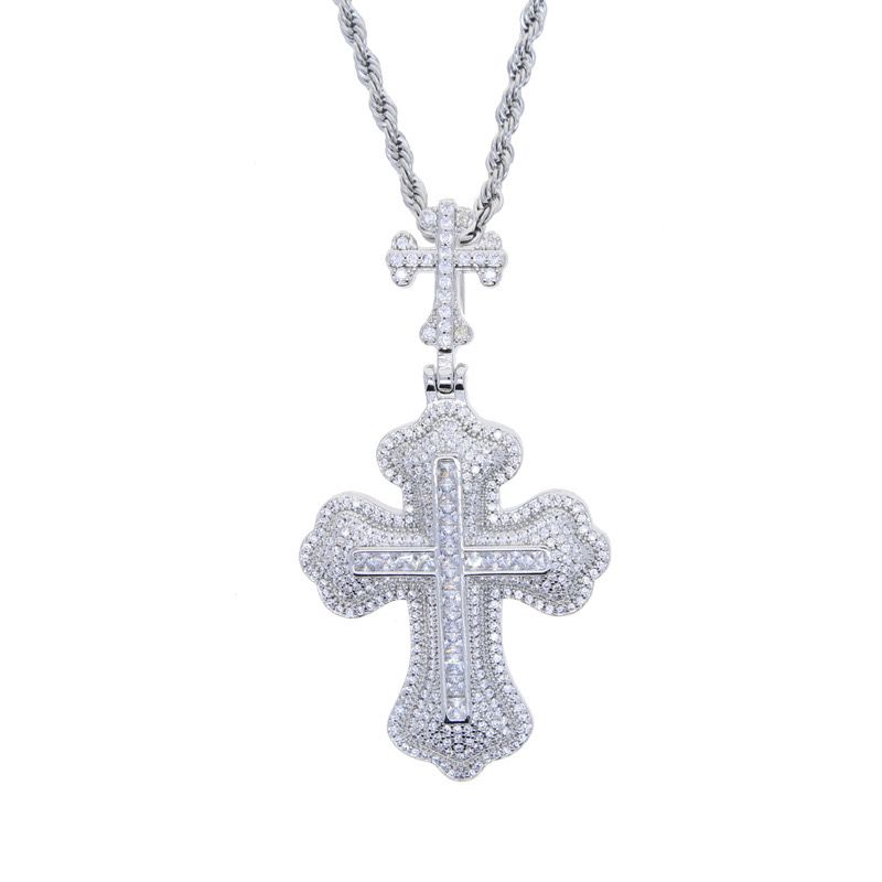 Zirconia Diamond Luxe Cross (Pendant + Chain)