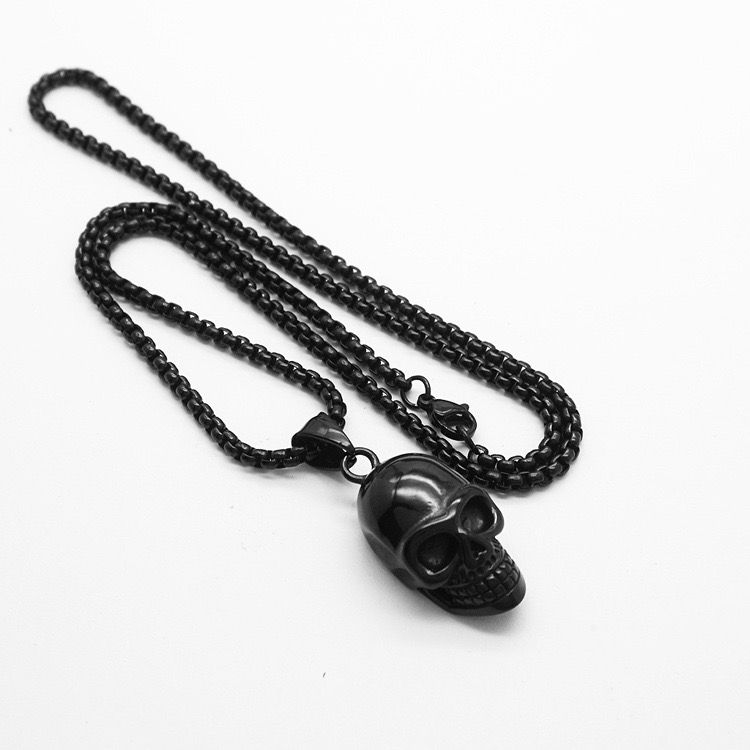 Skull Head (Pendant + Chain)