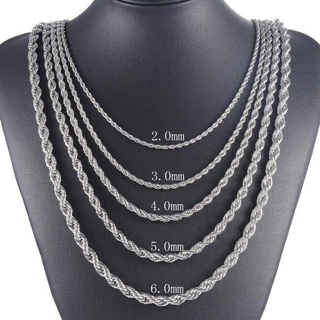 ROPE (SILVER) CHAIN