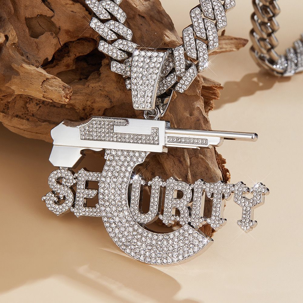 Security Gun (Pendant + Chain)