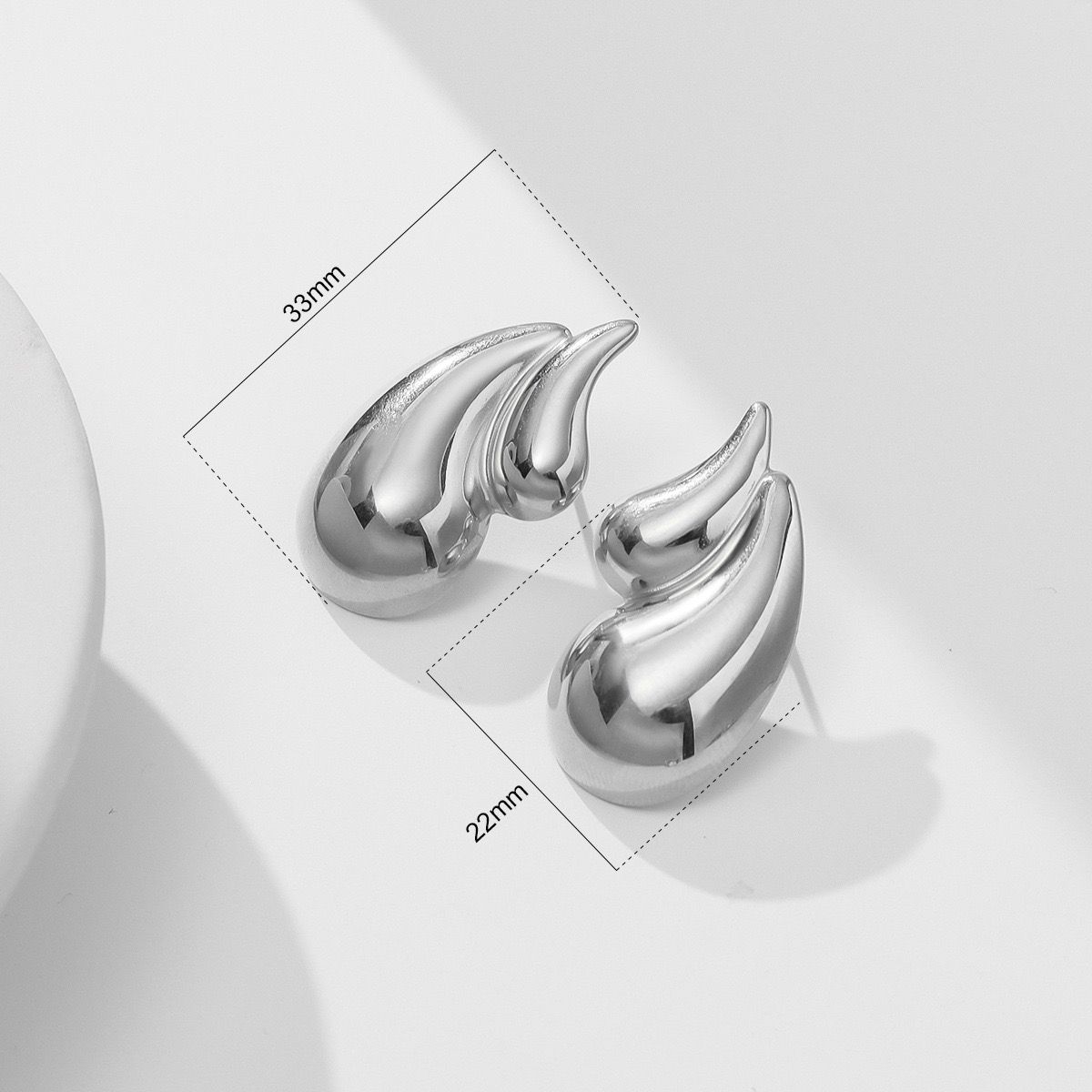 DualDrop Earrings (18k Gold Plated)