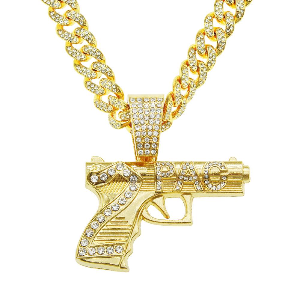 Ice HipHop Gun (Pendant + Chain)
