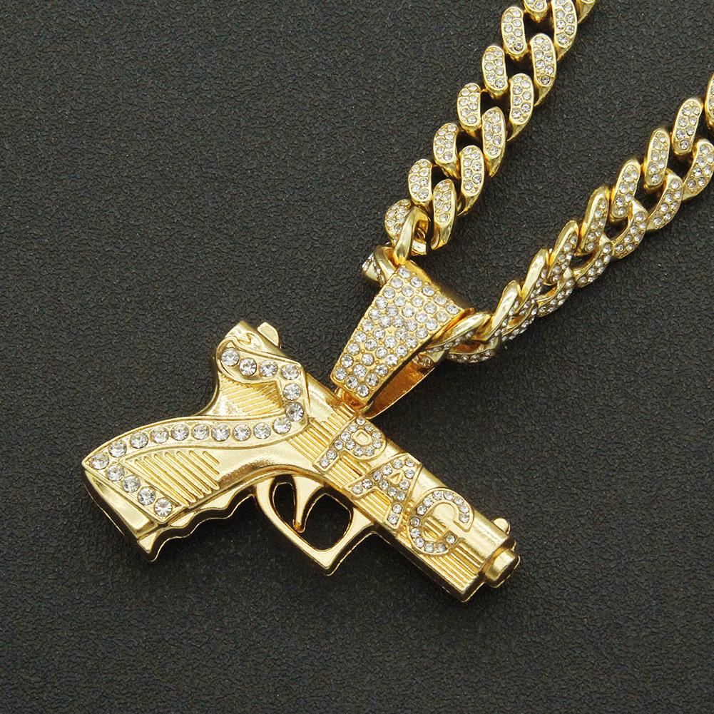 Ice HipHop Gun (Pendant + Chain)