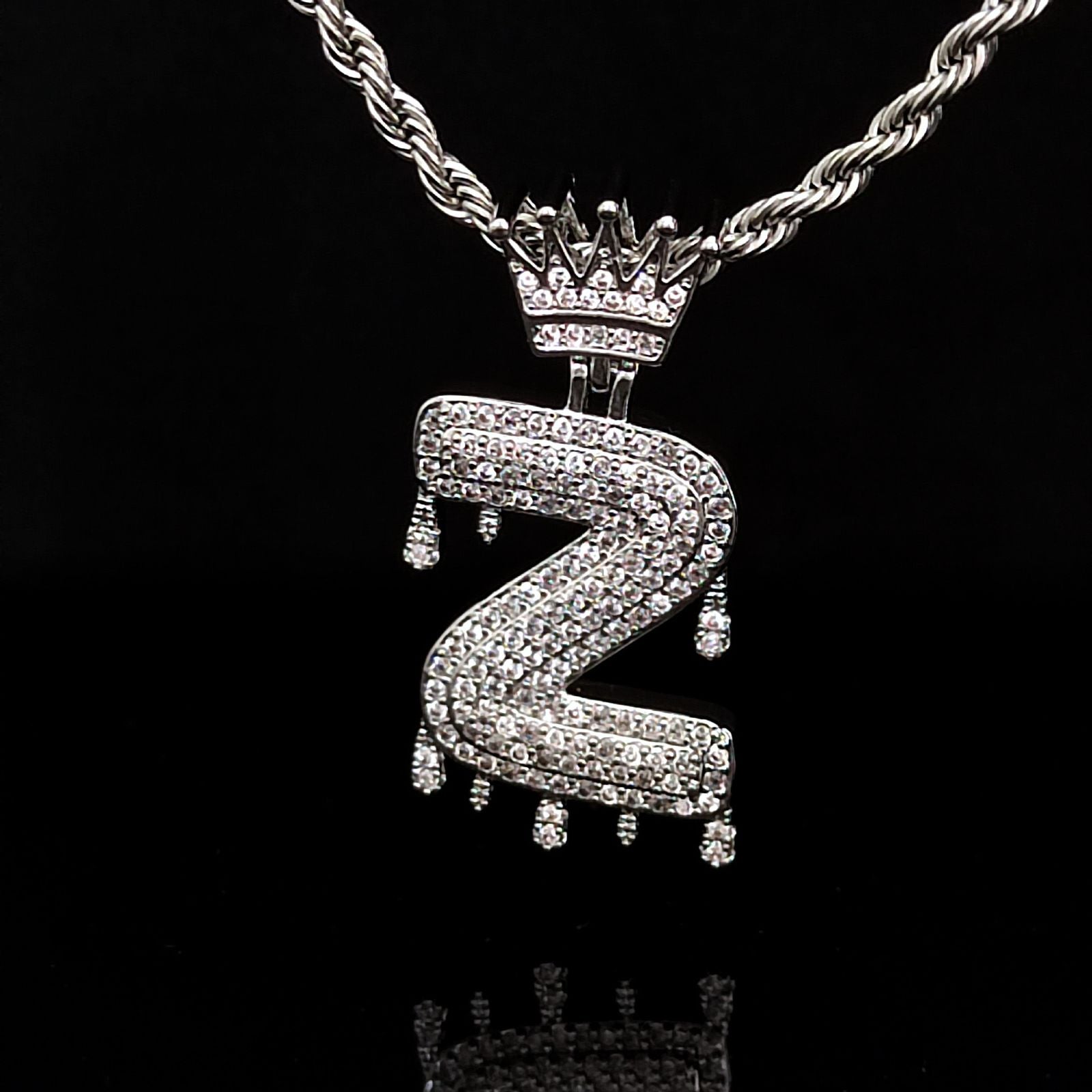Dazzling Initial (Pendant + Chain)
