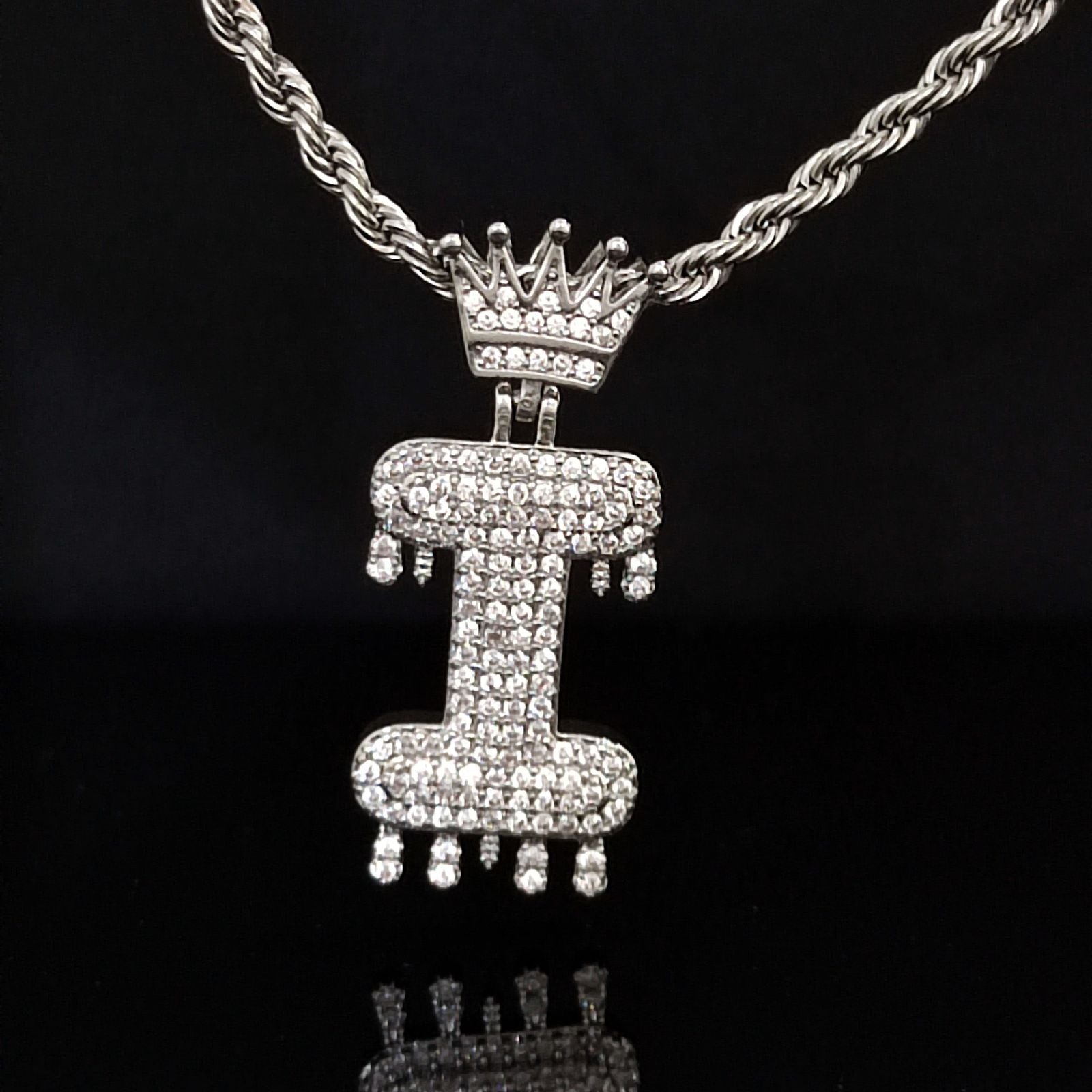 Dazzling Initial (Pendant + Chain)