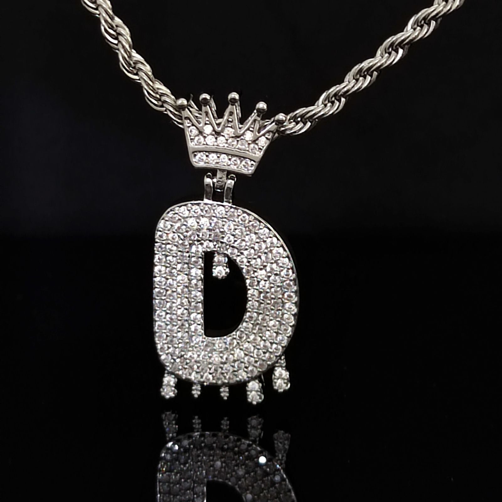 Dazzling Initial (Pendant + Chain)