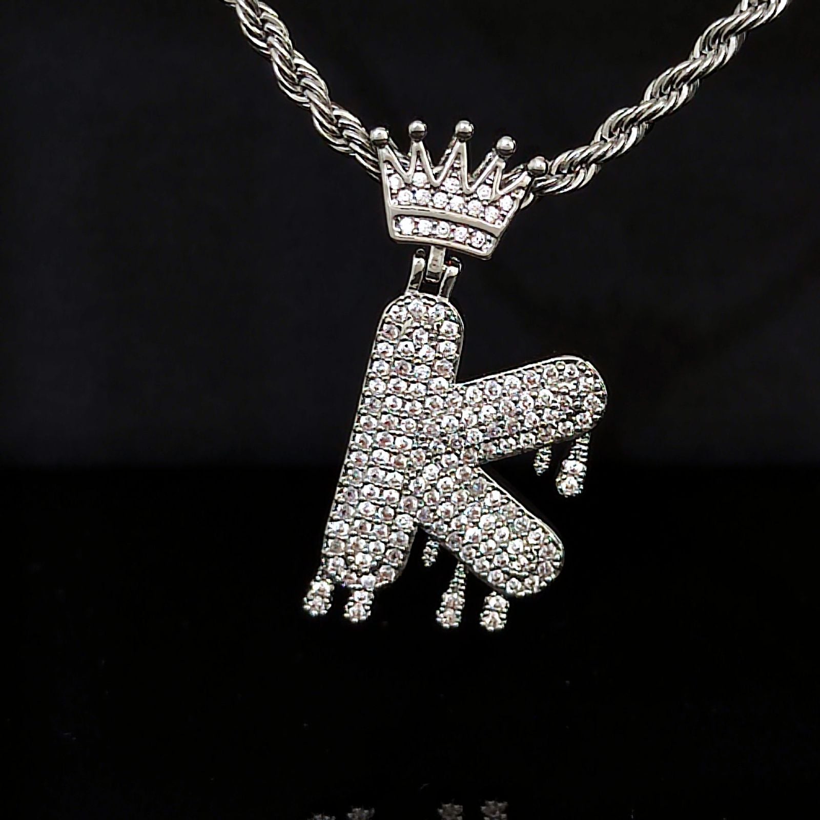 Dazzling Initial (Pendant + Chain)