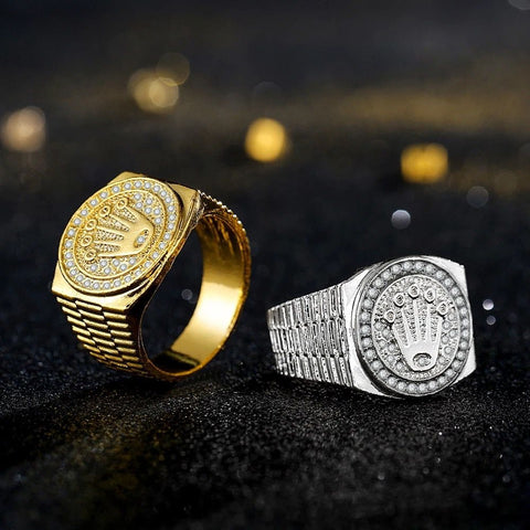 Bold Silver Statement Ring