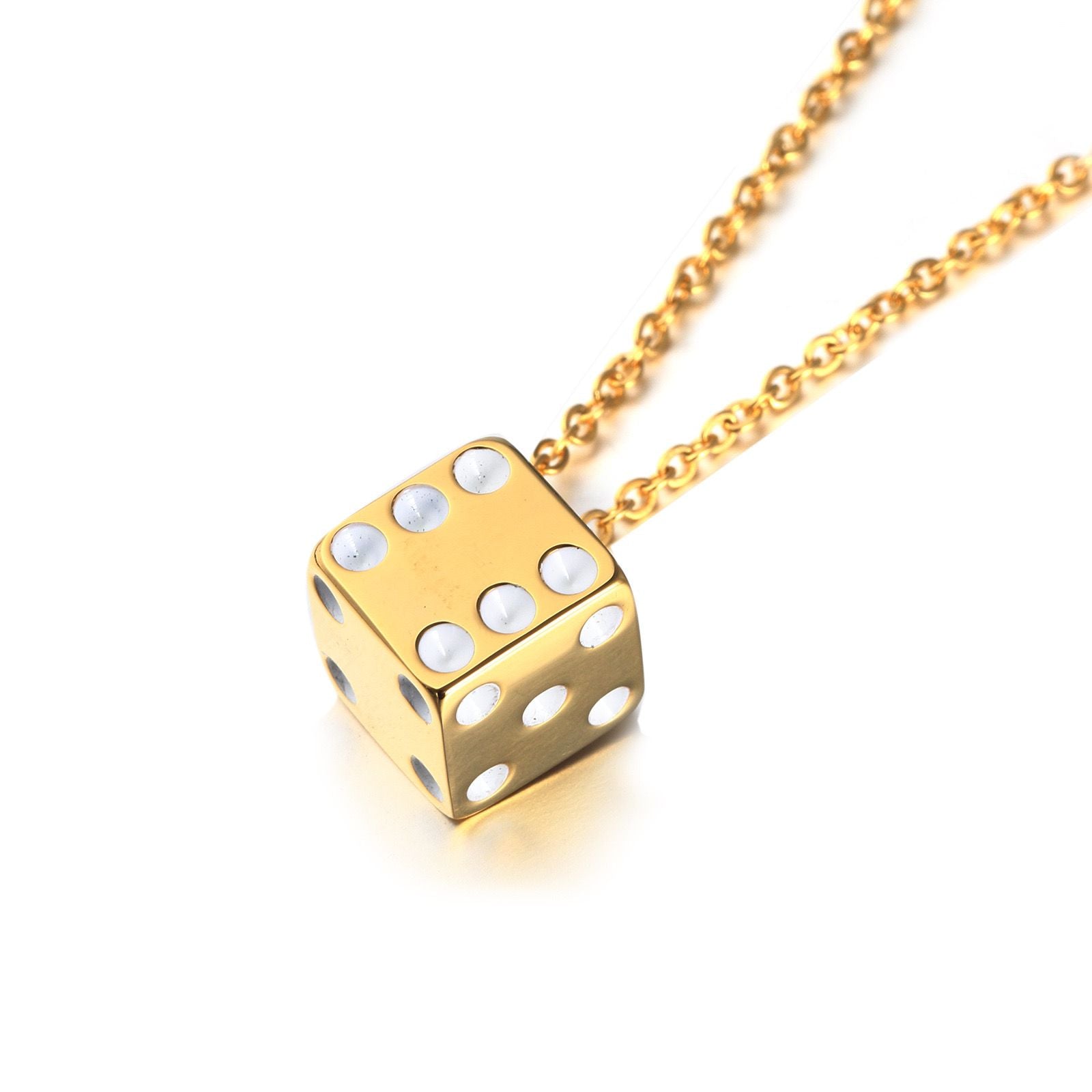 DICE (PENDANT + NECKLACE)