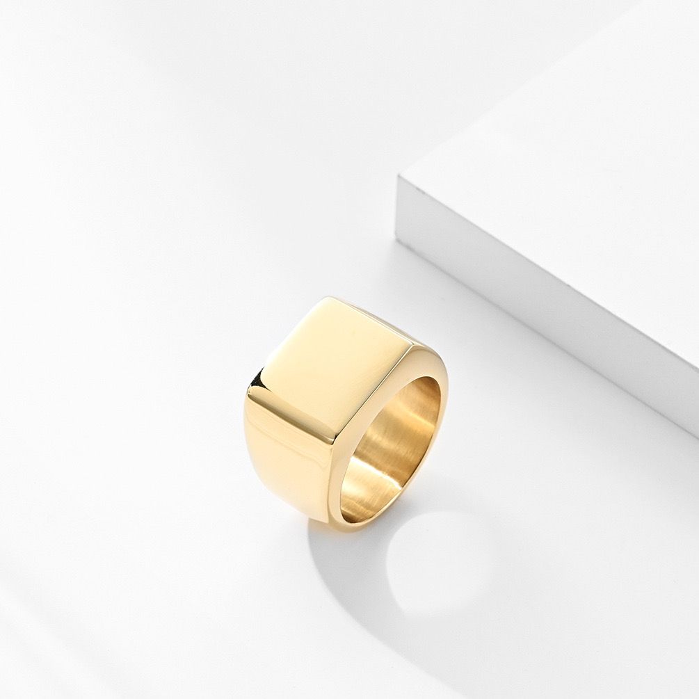 Flat-Top Men's Ring