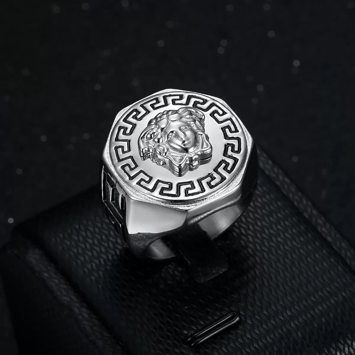 Titanium Medusa Ring