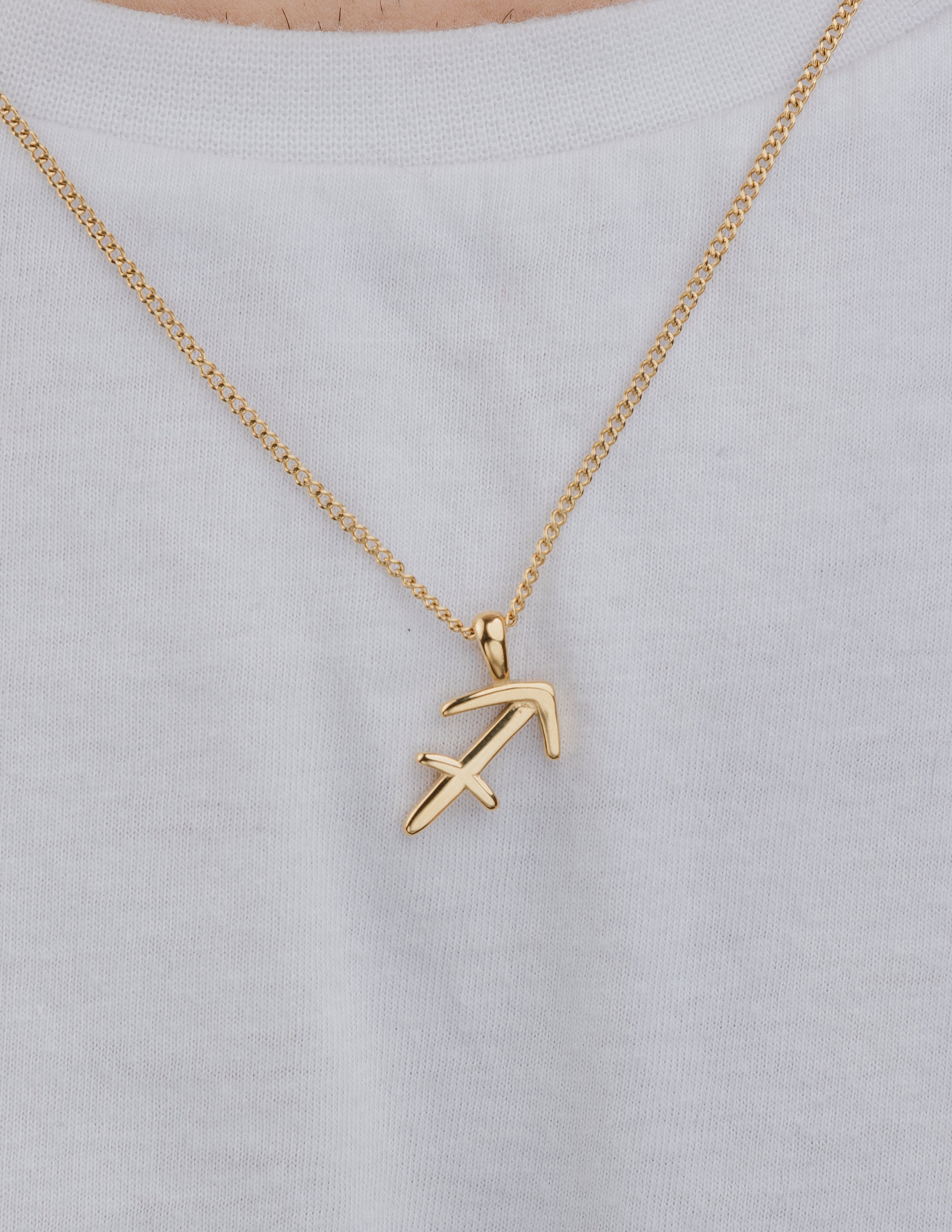 SAGITTARIUS (GOLD) Pendant+ Chain