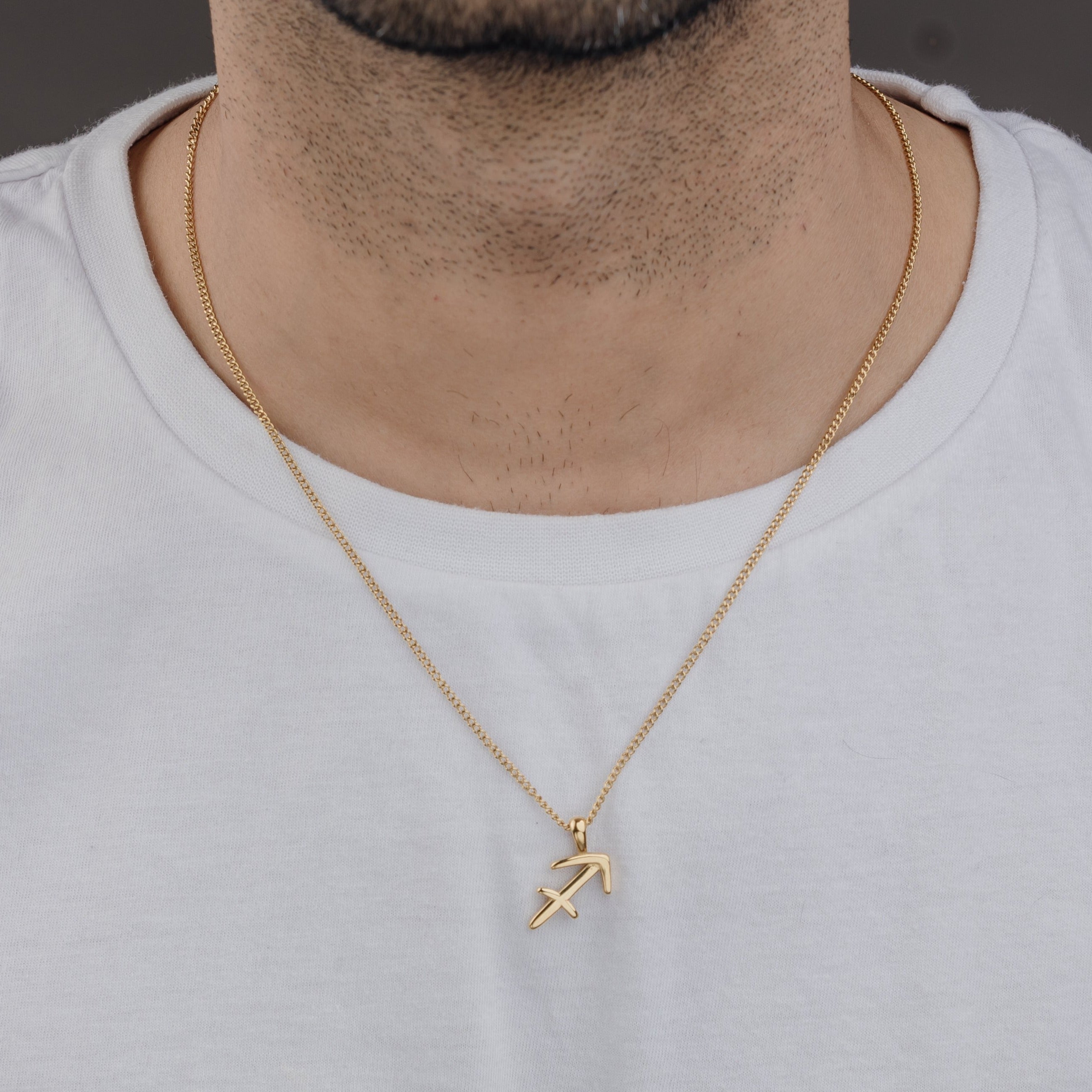 SAGITTARIUS (GOLD) Pendant+ Chain