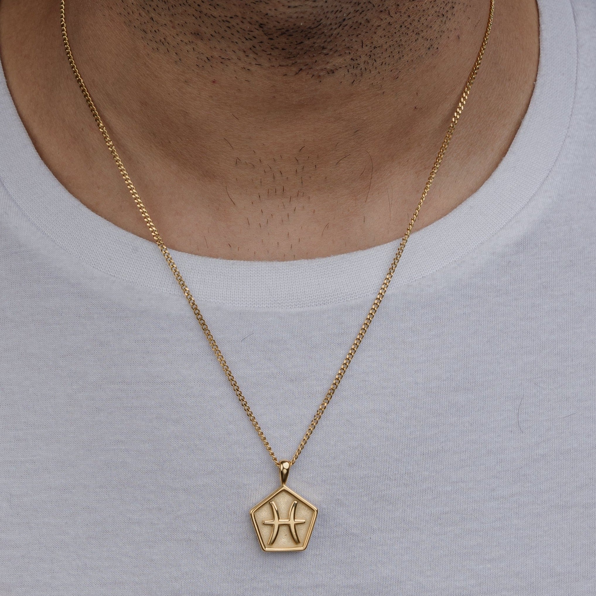 PISCES (GOLD) Pendant+ Chain