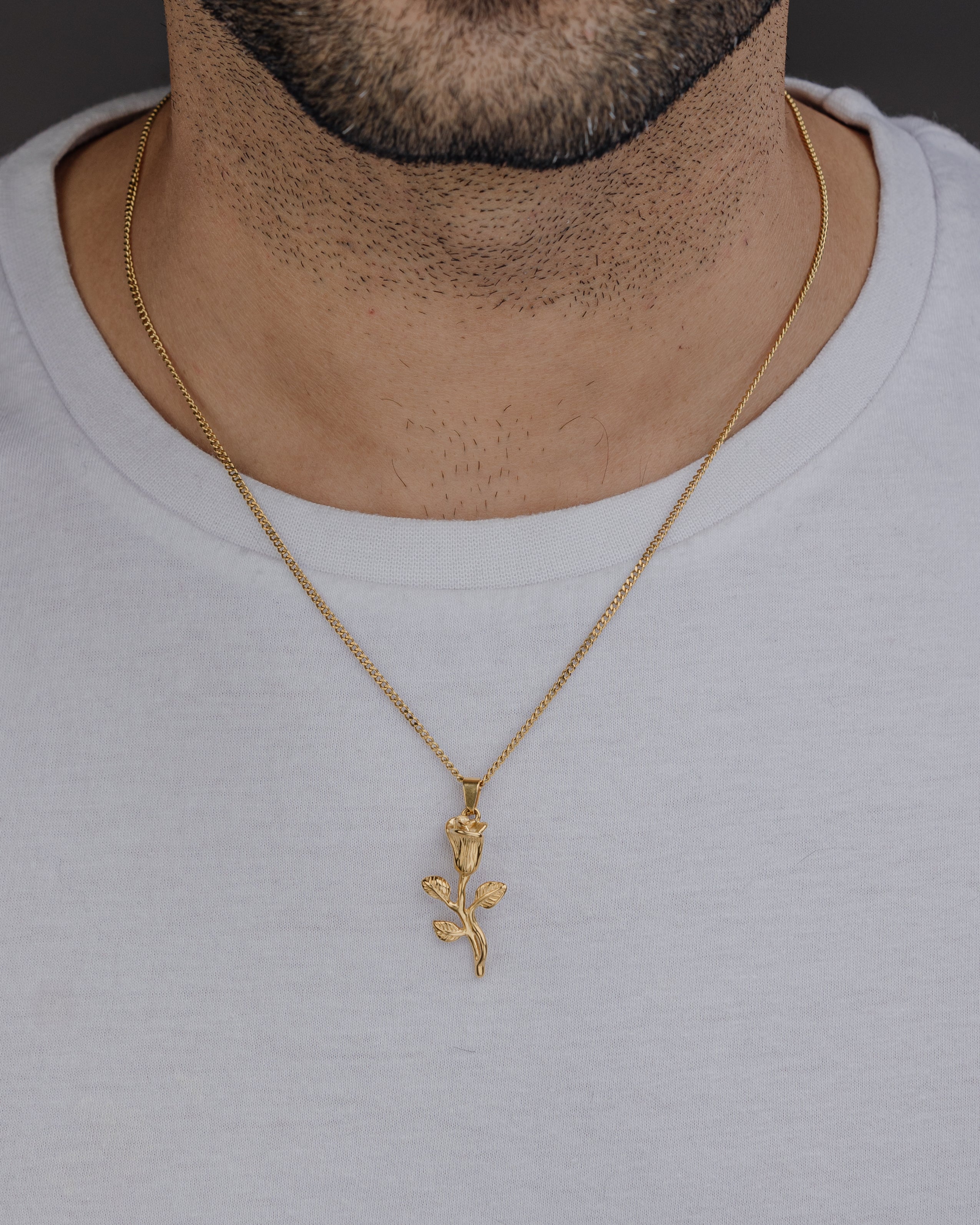 ROSE (GOLD) Pendant+ Chain