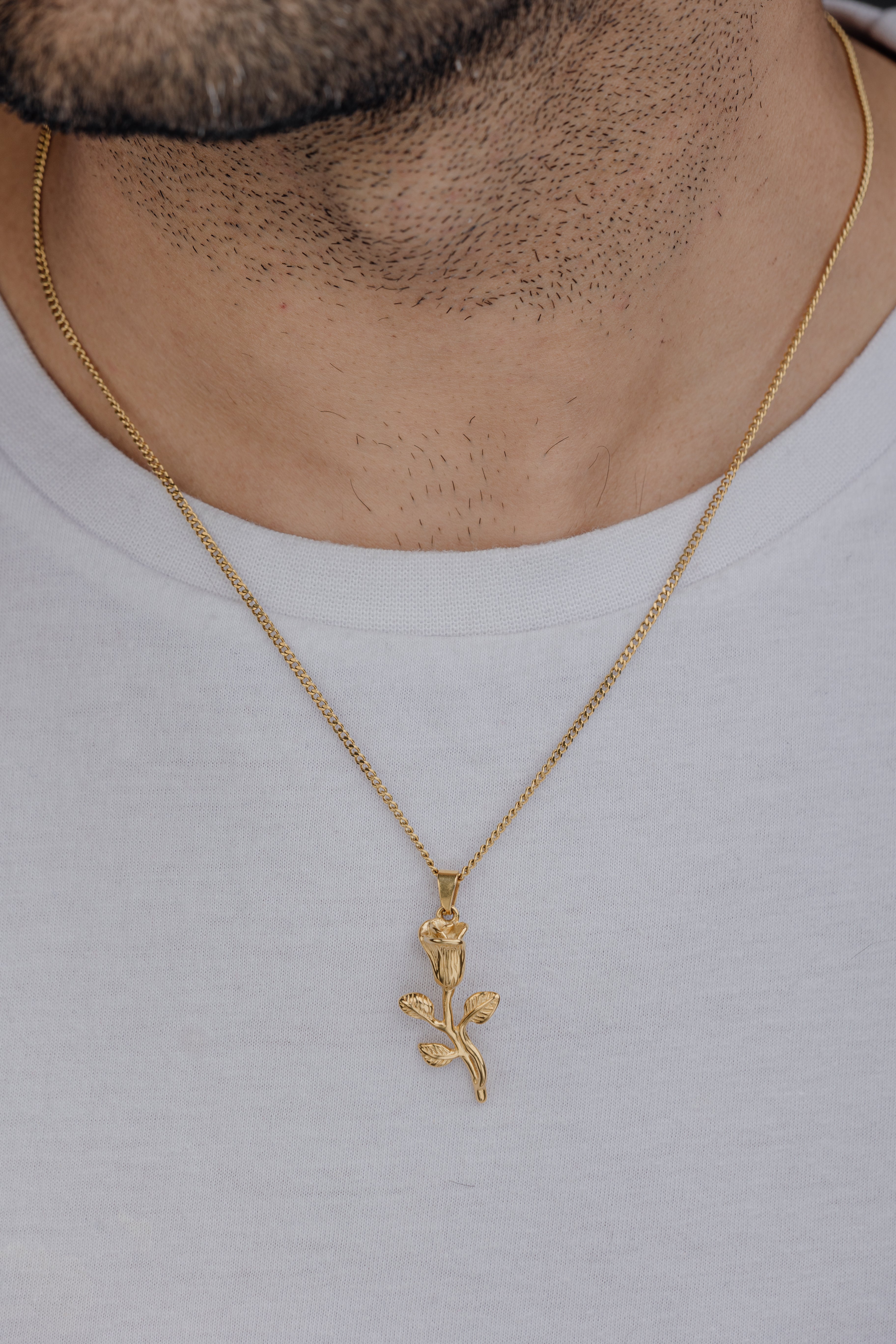 ROSE (GOLD) Pendant+ Chain