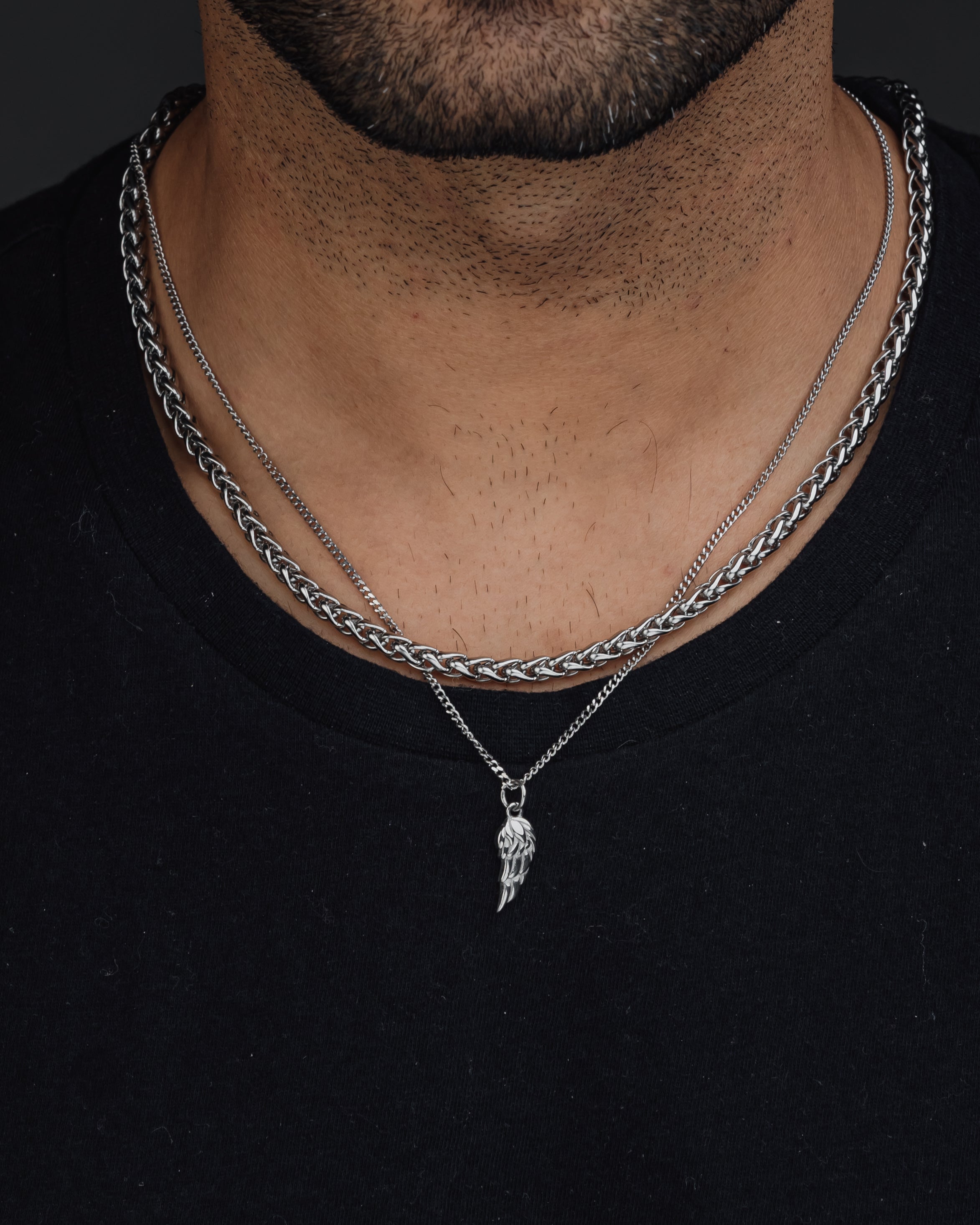 WING (SILVER) Pendant+ Chain