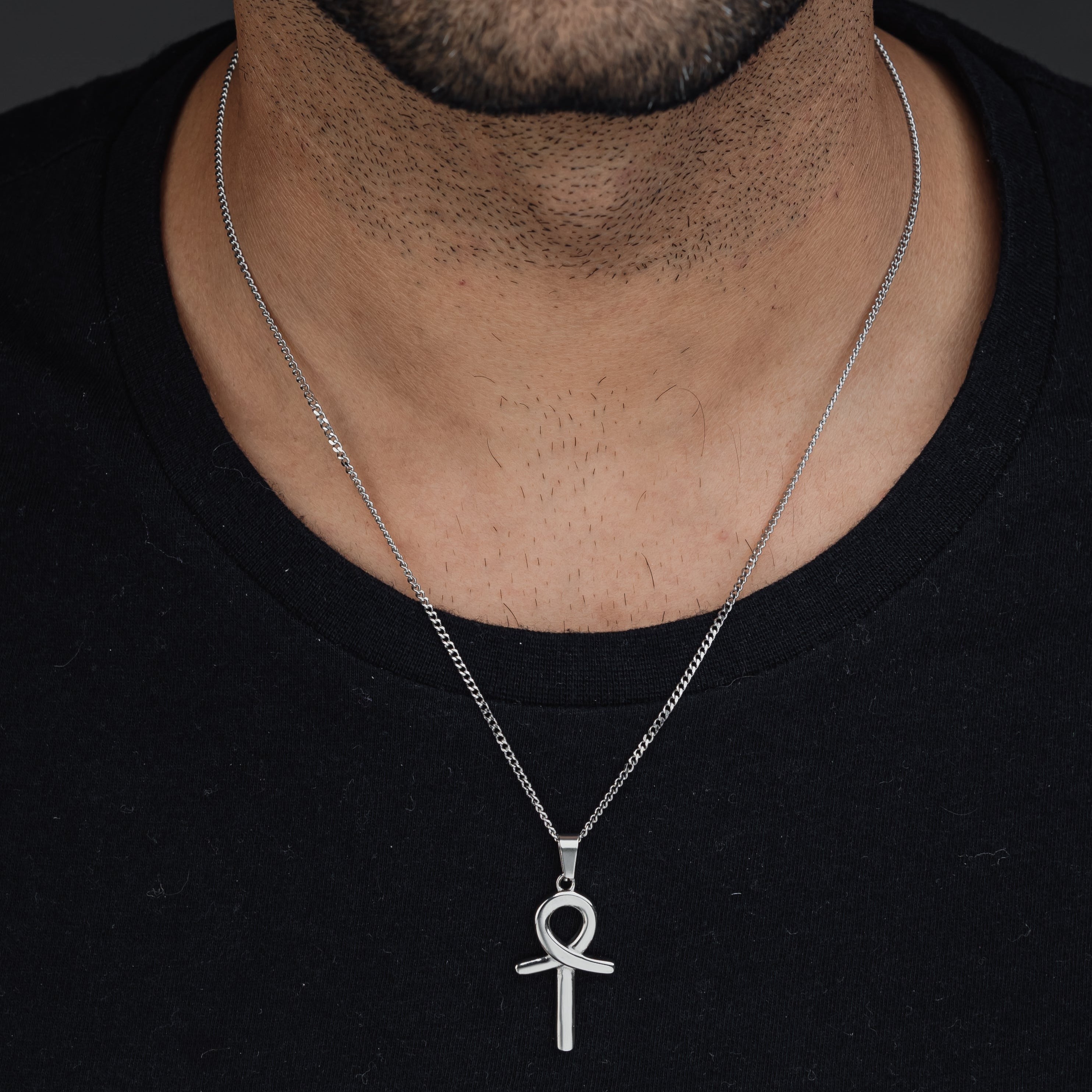 ANKH (SILVER) Pendant+ Chain