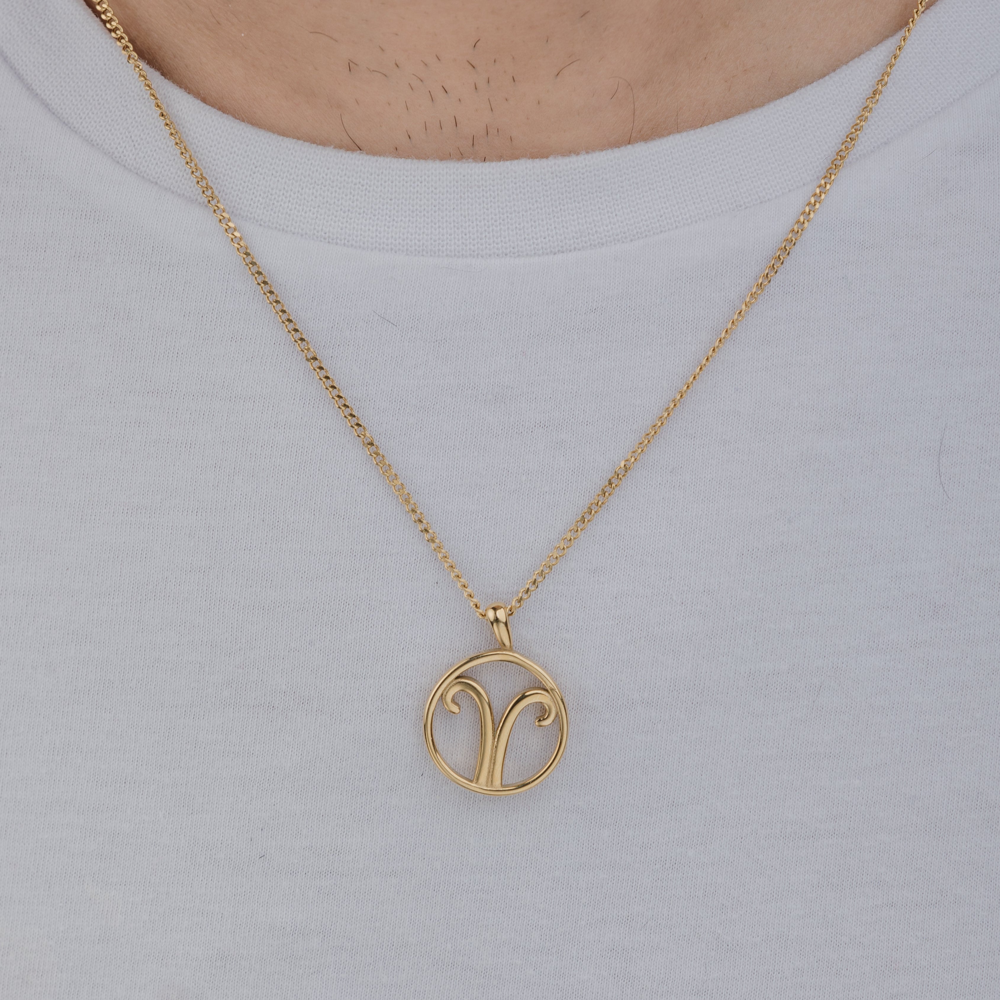 ARIES (GOLD) Pendant+ Chain