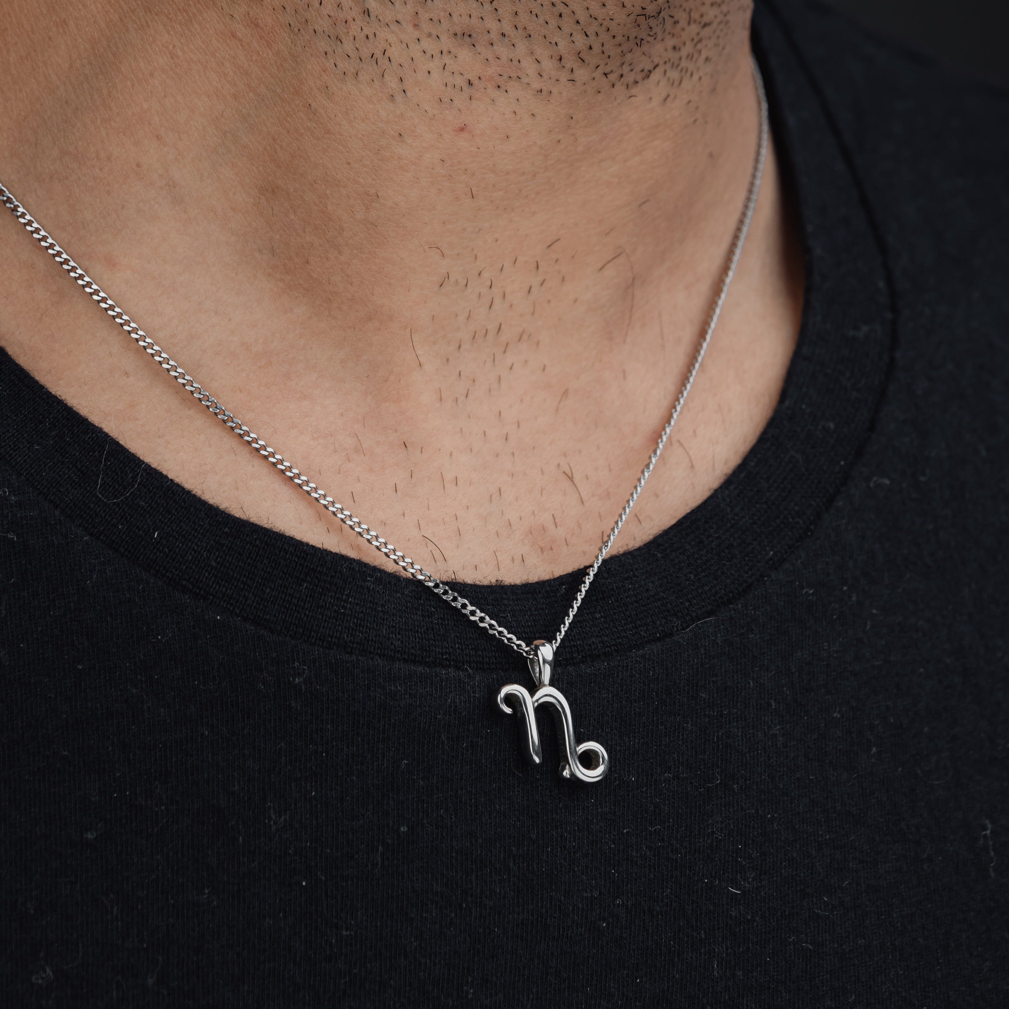 CAPRICORN (SILVER) Pendant+ Chain