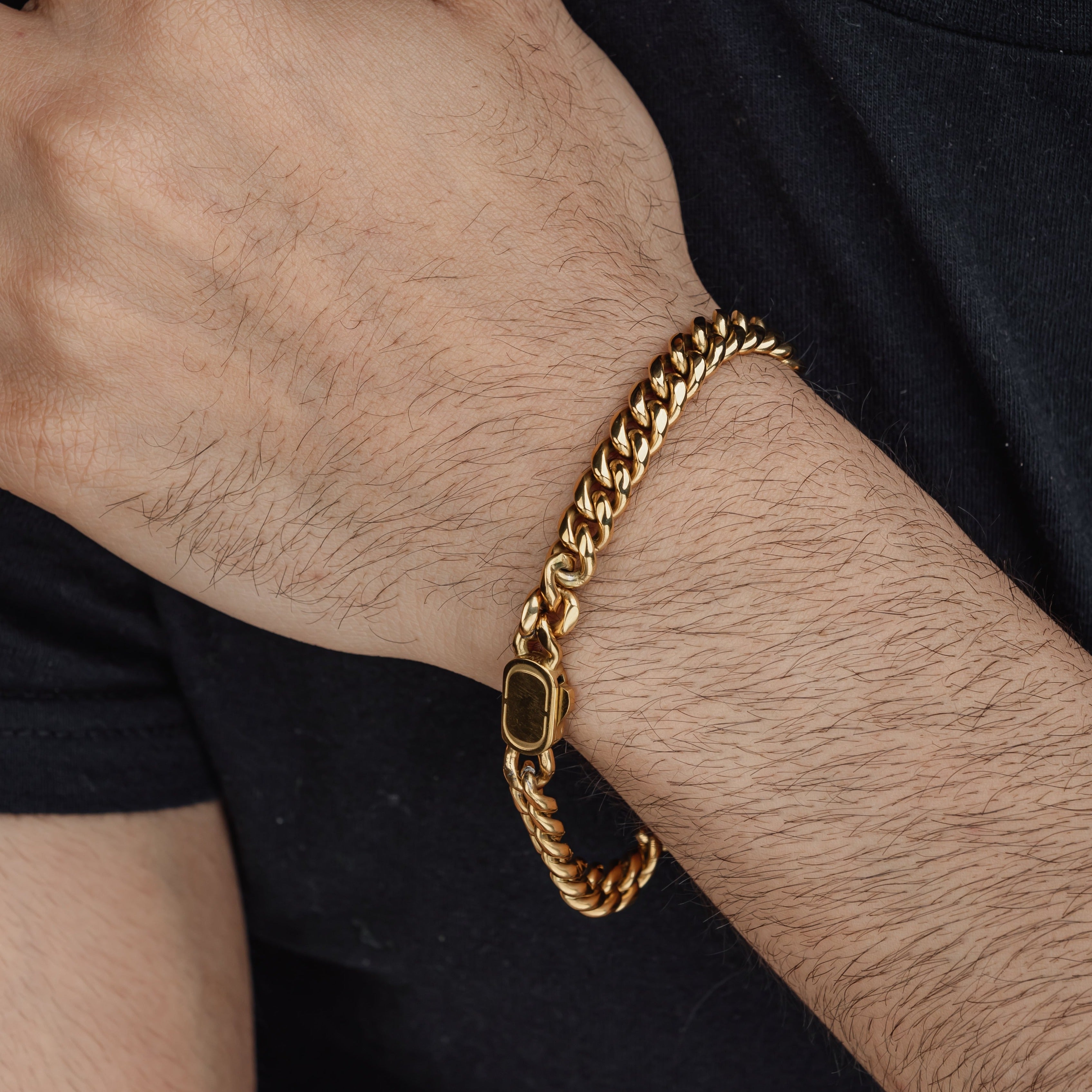 CUBAN BRACELET (18K GOLD PLATING) 8MM
