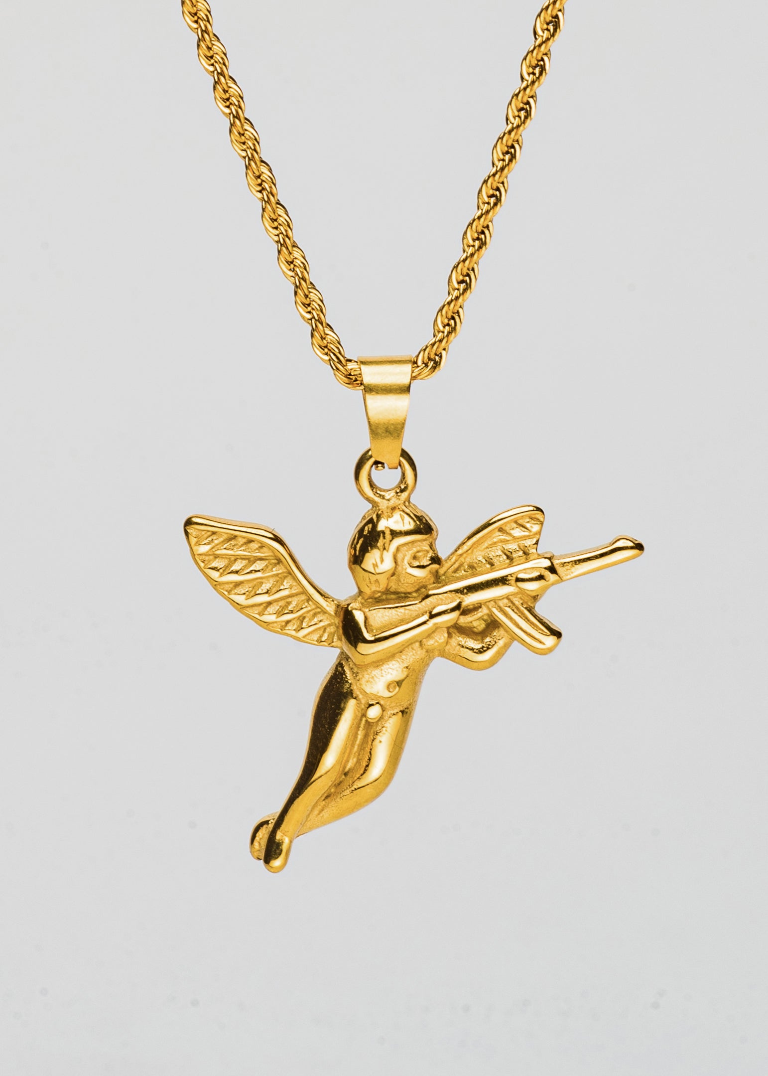 CUPID'S REVENGE (GOLD) Pendant+ Chain