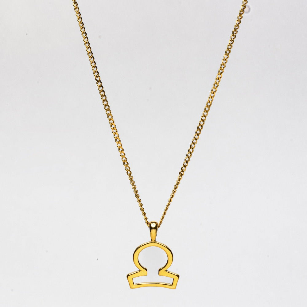 LIBRA (GOLD) Pendant+ Chain