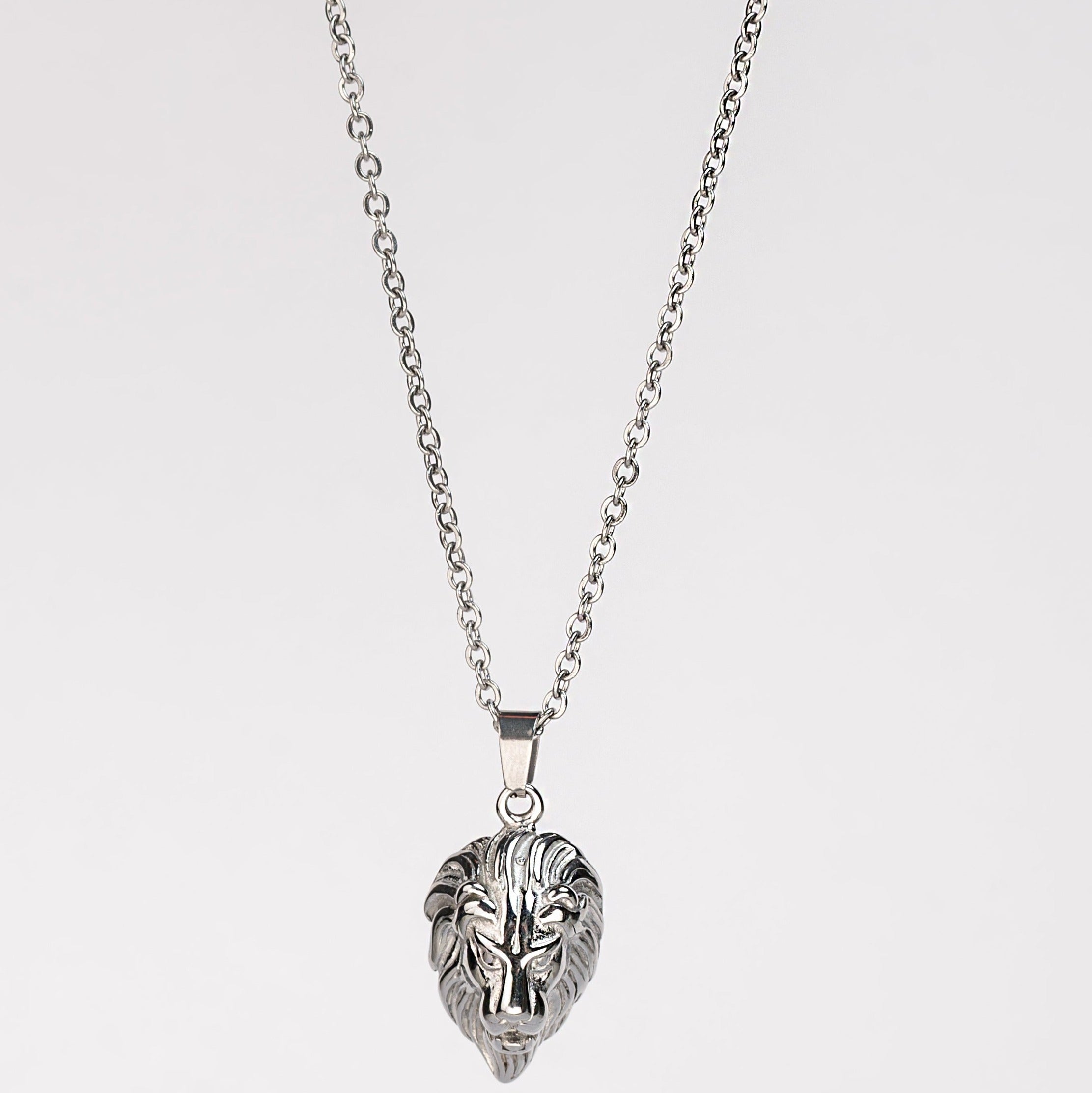 LION (SILVER) Pendant+ Chain