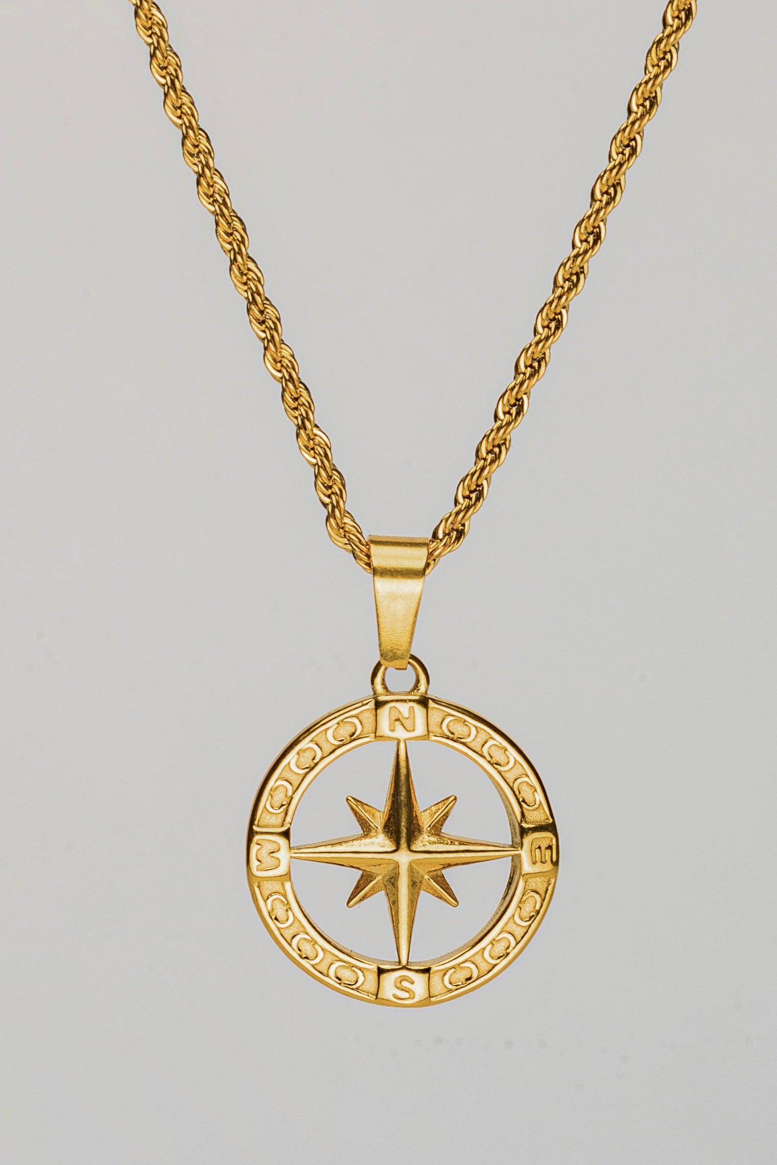 NORTH STAR (GOLD) Pendant+ Chain