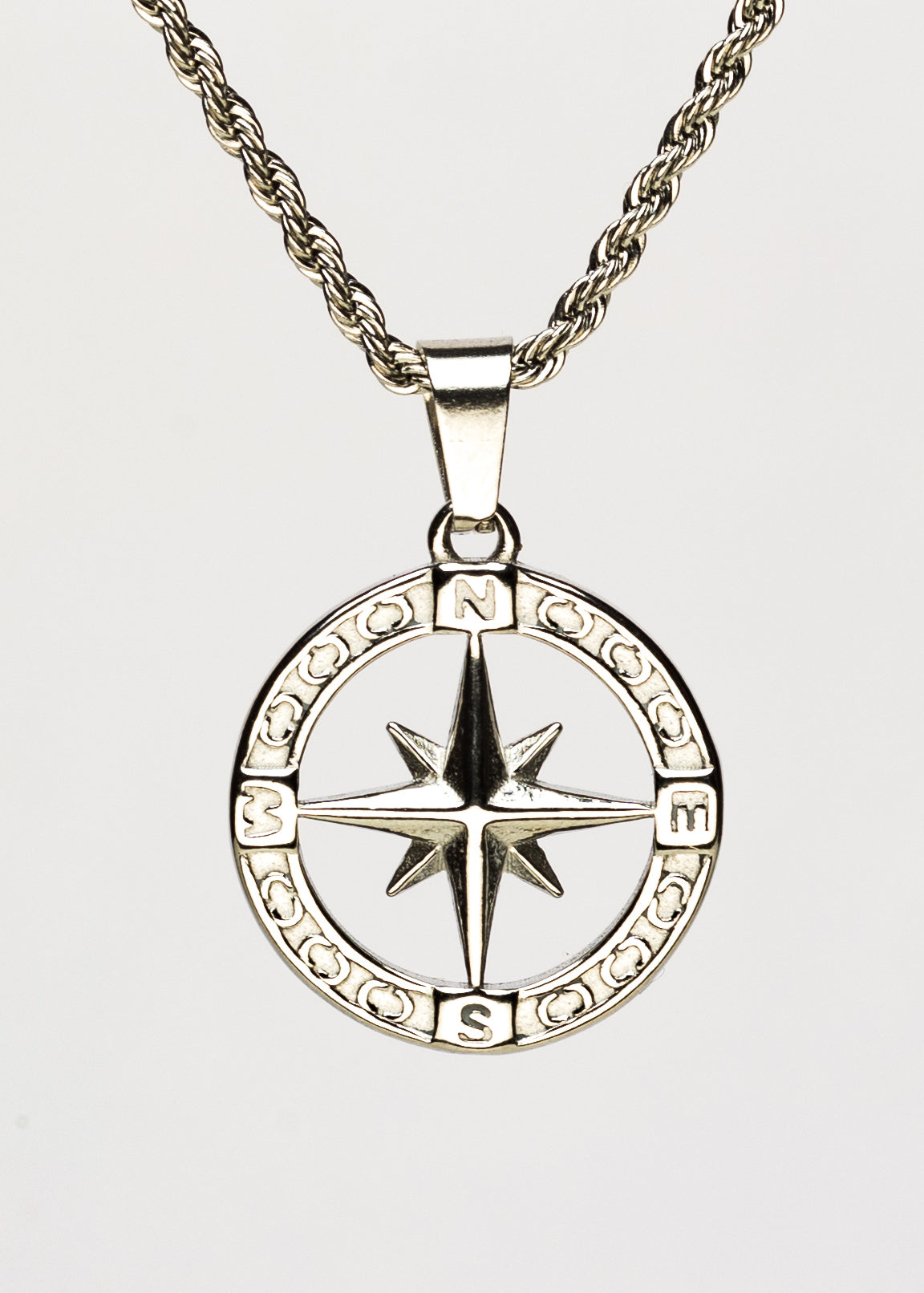 NORTH STAR (SILVER) Pendant+ Chain