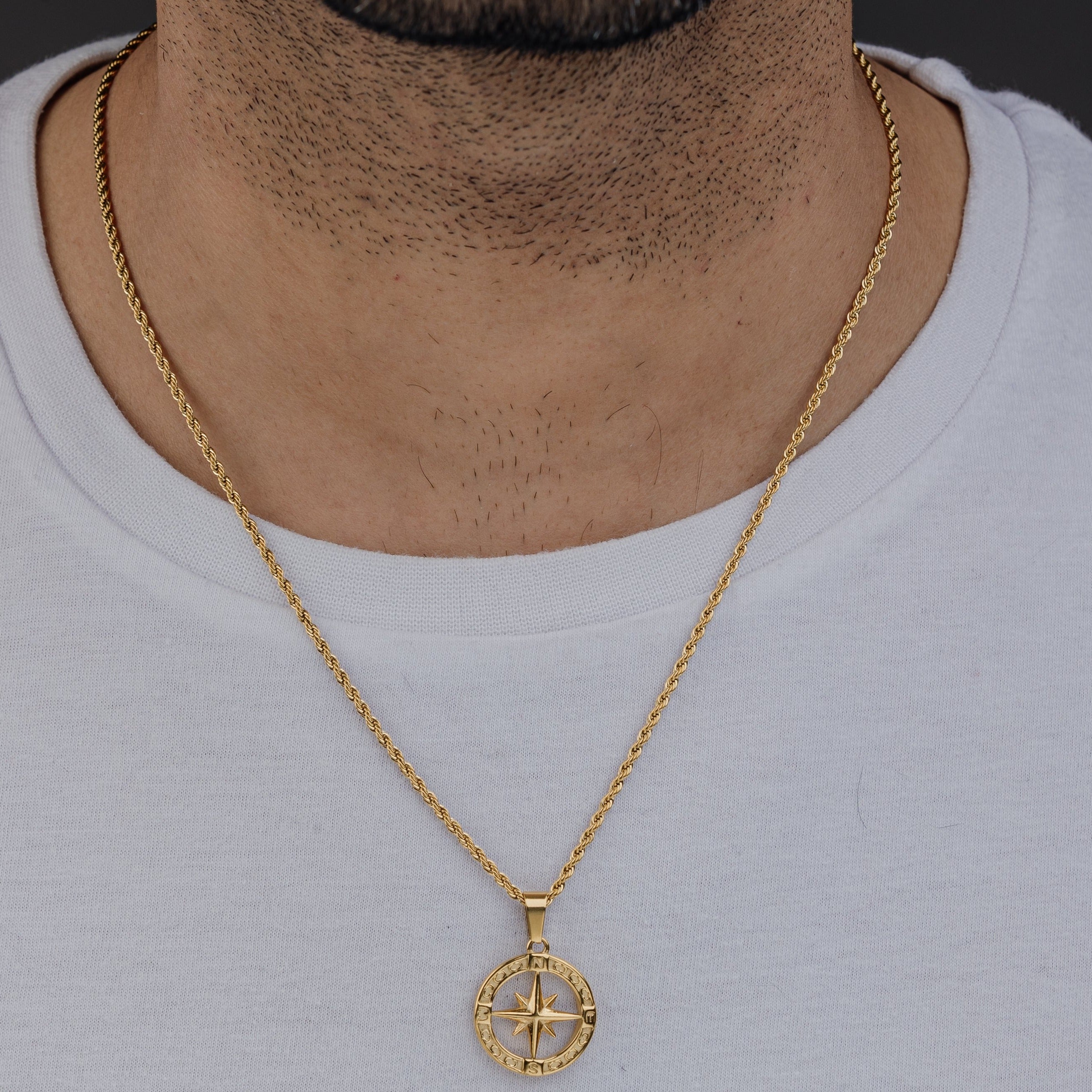 NORTH STAR (GOLD) Pendant+ Chain